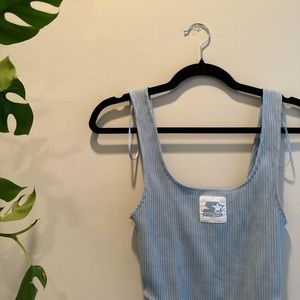 Baby Blue Zara / Starter Bodysuit, high leg cut, NWT size M